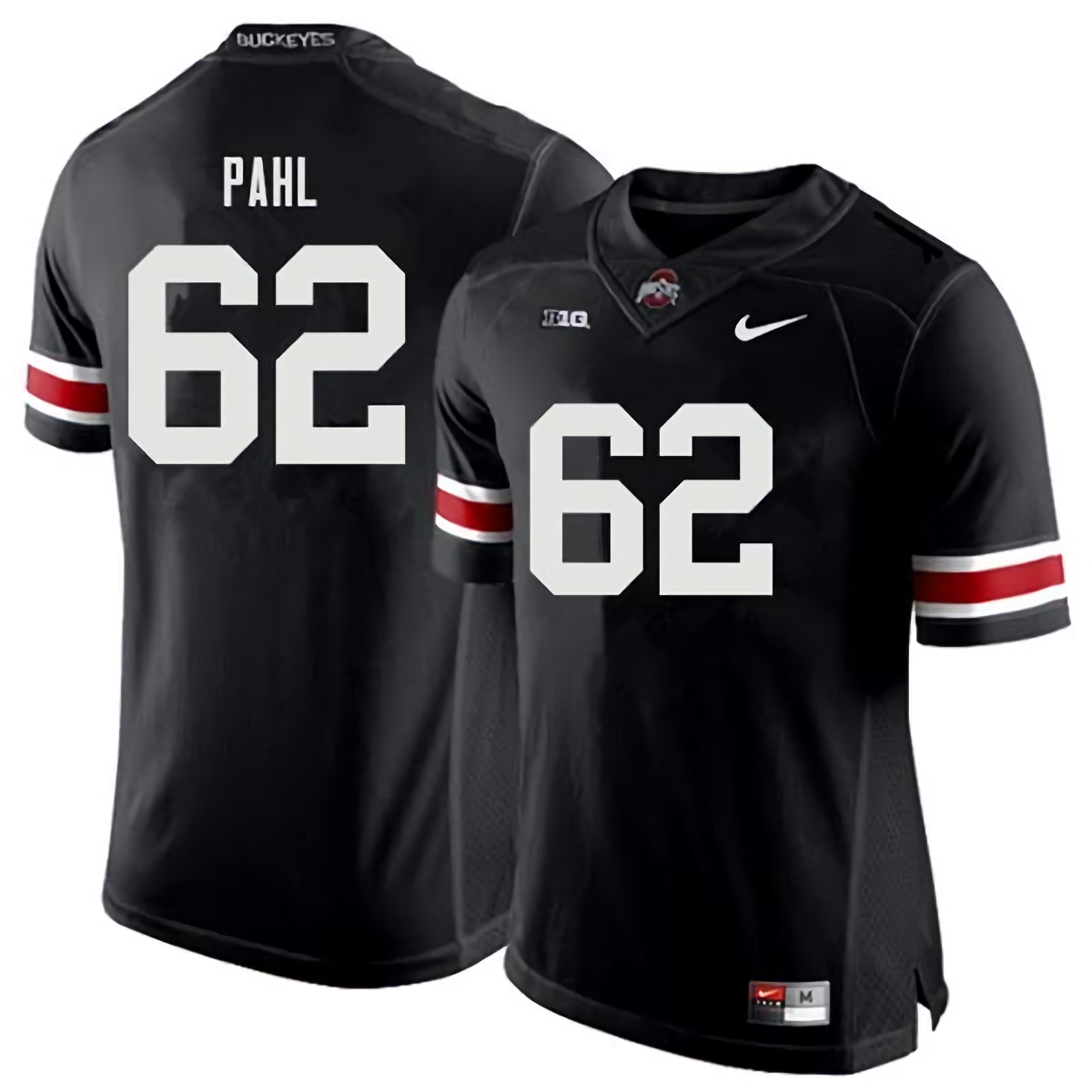 Brandon Pahl Ohio State Buckeyes Men's NCAA #62 Nike Black College Stitched Football Jersey DYM8856XQ
